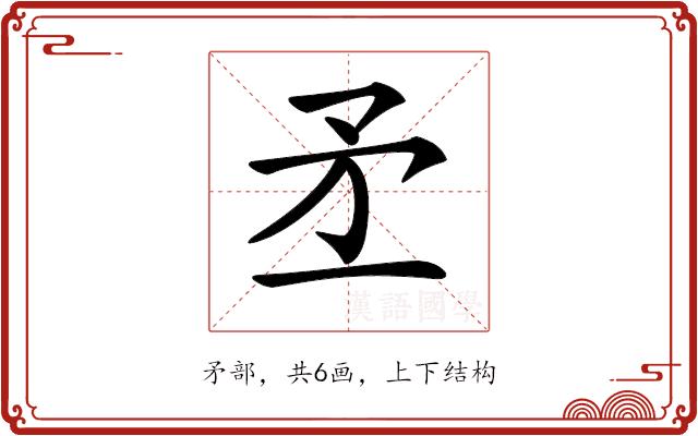 𥍝的部首图片